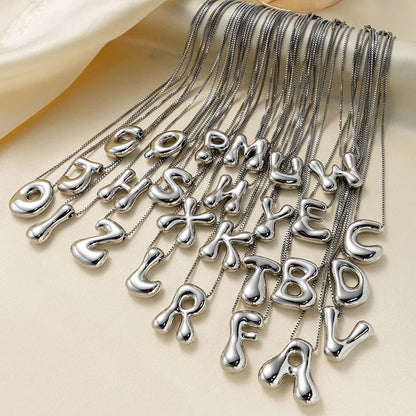 Bubbly Silver Necklace