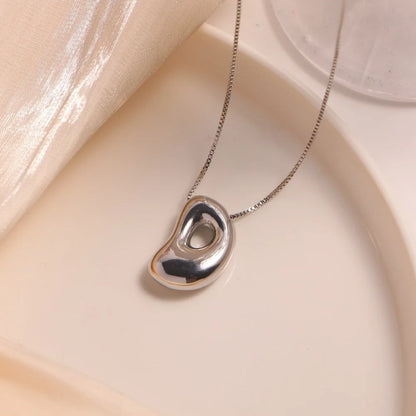 Bubbly Silver Necklace