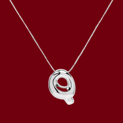 Bubbly Silver Necklace